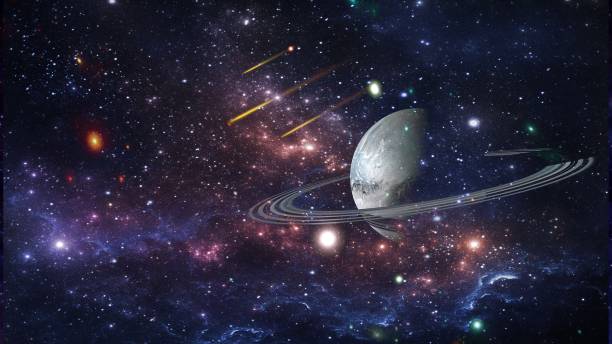 istock Planets and galaxy, science fiction wallpaper. 1013296194