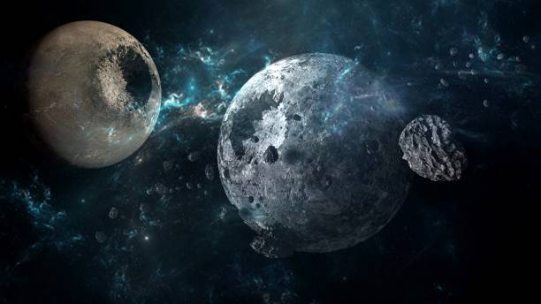 istock Planets and galaxy, science fiction wallpaper. 1013296288