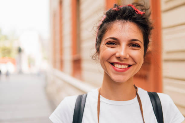 istock Happy woman smiling 1013300250