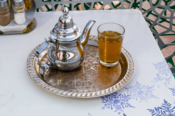 istock Maghrebi mint tea also known as Moroccan mint tea. 1013303222
