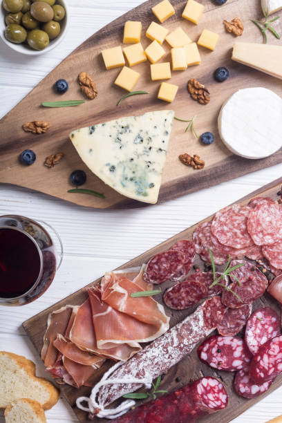 istock Assortment of cheese and sausages 1013337116