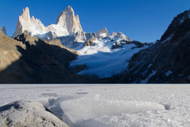 Mountain Fitz Roy in Patagonia.