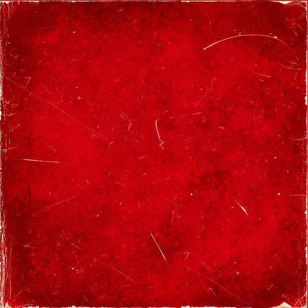 istock Dark red grunge background, old paper texture, stains, scratches 1013342940