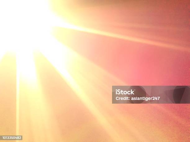 Blazing Glory Of The Sun Stock Photo - Download Image Now - Sunlight, Sun, Lens Flare