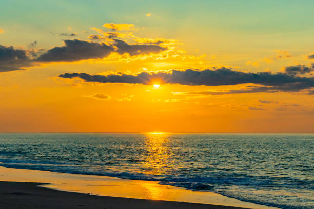 istock Sunset on the beach on north side of the Provincelands Cape Cod, Atlantic ocean view MA US. 1013366248