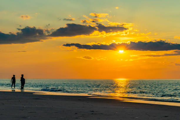 istock Sunset on the beach on north side of the Provincelands Cape Cod, Atlantic ocean view MA US. 1013366272