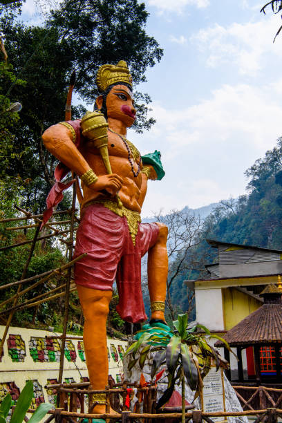 istock Figure at the Kirateshwar Mahadev Temple, a Hindu temple, Legship, West Sikkim, India 1013366708