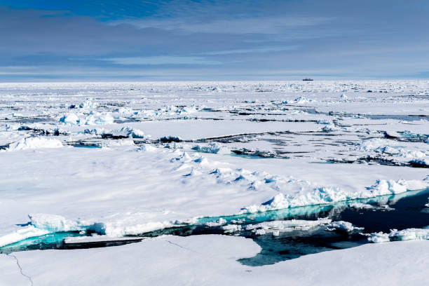 istock Ice landcape on the water in Arctic 1013398390