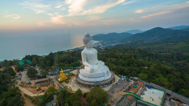 istock aerial view sunset Phuket big Buddha Thailand 1013402866
