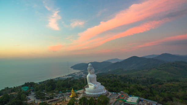istock aerial view sunset Phuket big Buddha Thailand 1013402926