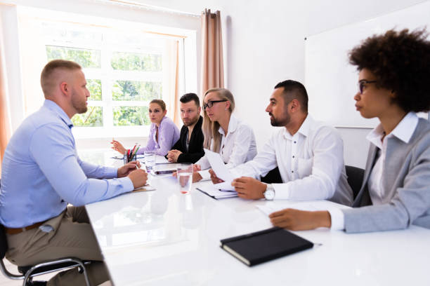 Interview Panel Men Job Interview Panel