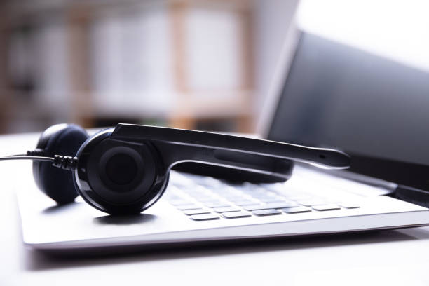 istock Close-up Of An Earphone 1013427608