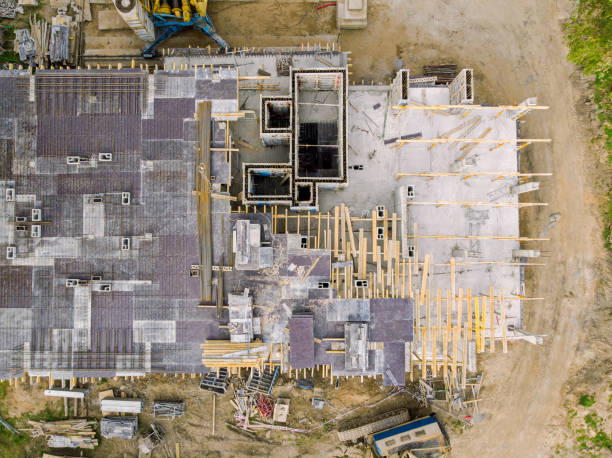 istock aerial view of construction site in progress 1013442970