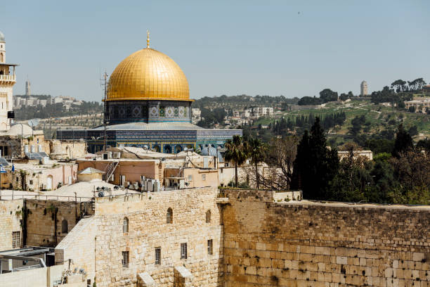 istock Jerusalem old city and western wall. 1013452456