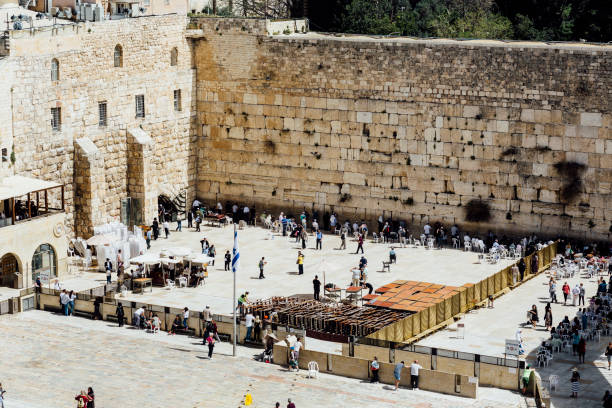 istock Jerusalem old city and western wall. 1013452710