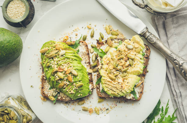 istock Healthy avocado toasts 1013458016
