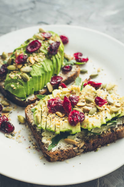 istock Healthy avocado toasts 1013458022