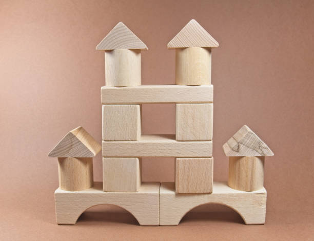 istock Toy wooden castle 1013482594