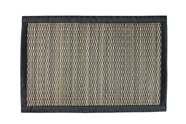 istock bamboo mat for place food isolated on white background 1013490758