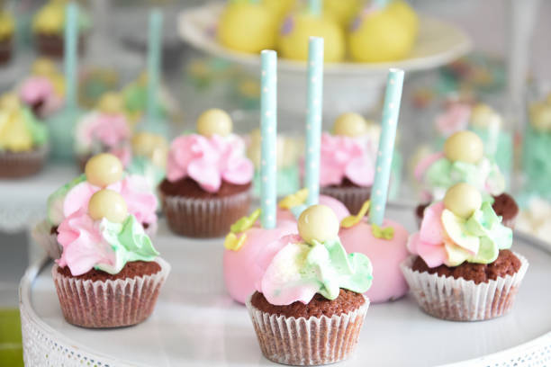 istock Sweet table for child birthday 1013495658