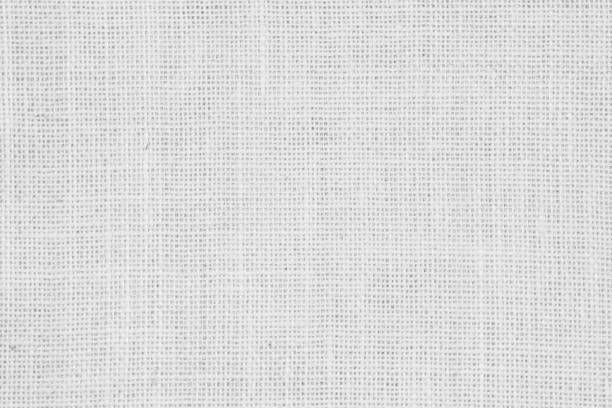 istock Pastel abstract White Hessian or sackcloth fabric or hemp sack texture background. Wallpaper of artistic wale linen canvas. Blanket or Curtain of cotton pattern with copy space for text decoration. 1013514650