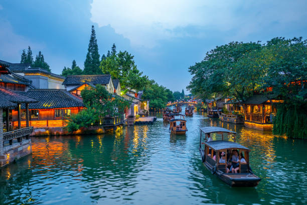istock landscape of wuzhen 1013524768