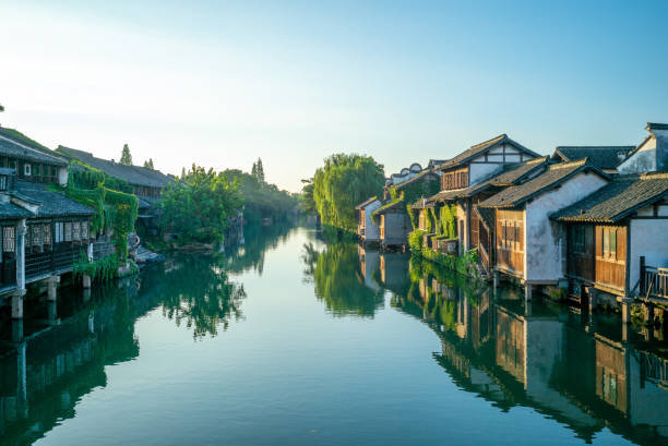 istock landscape of wuzhen 1013524820