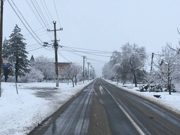 istock Snow in village 1013524990