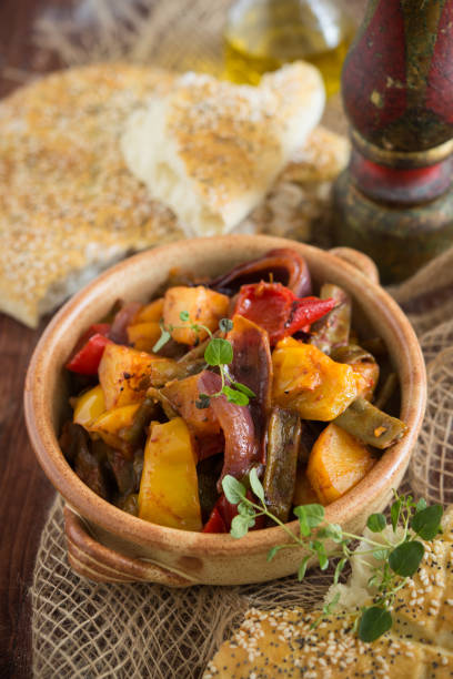 istock turkish turlu - baked vegetables 1013533040