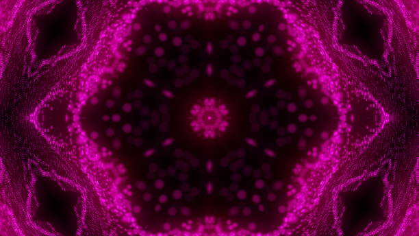 istock Beautiful abstract kaleidoscope - fractal flower, 3d render backdrop, computer generating background 1013555124