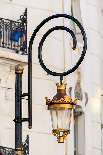Lamp post in Algiers, the capital and largest city of Algeria