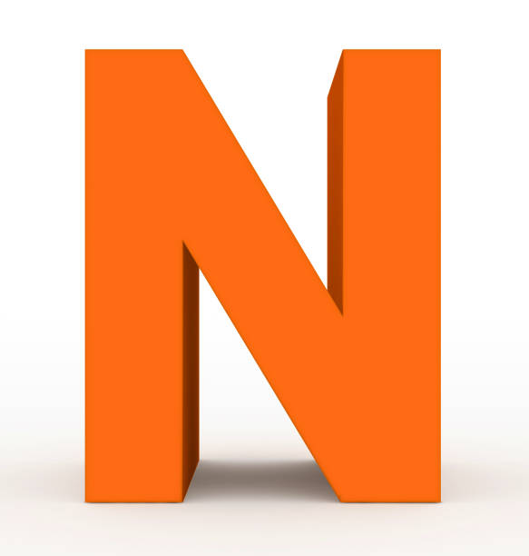 istock letter N 3d orange isolated on white 1013558764