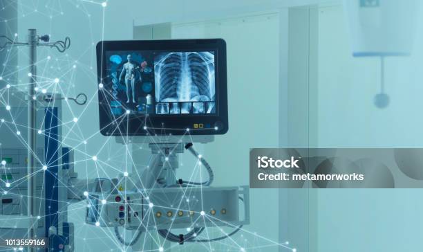 Foto de Conceito De Tecnologia Médica Instrumentos Médicos e mais fotos de stock de Saúde e Medicina