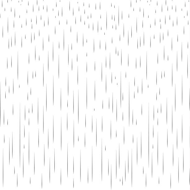 rain pattern Rain lines, drops, dinamic, isolated on white background patterm, print, rainy day landscape. Falling water drops texture. Nature rainfall, vector illustrtaion rain patterns stock illustrations