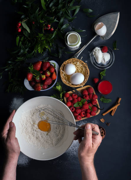 istock A  man prepares the dessert in the dark 1013574828