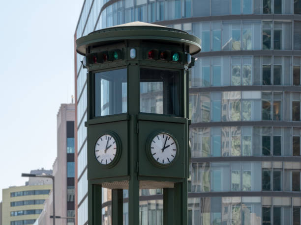 istock The Clock At Famous Potsdamer Platz In Berlin, Germany, Selected Focus 1013613790