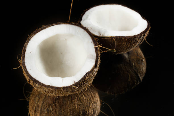 Close up of fresh coconut