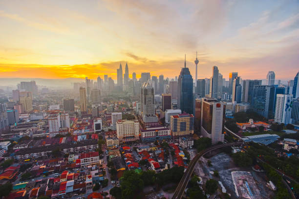 istock Kuala Lumpur landcape view during sunrise. 1013620838