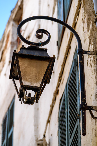 Lamp in Algiers, the capital and largest city of Algeria