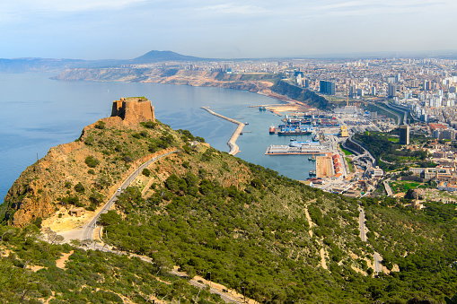 Santa Cruz fort of Oran, a coastal city of Algeria