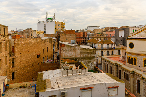 Building in Oran, a coastal city of Algeria