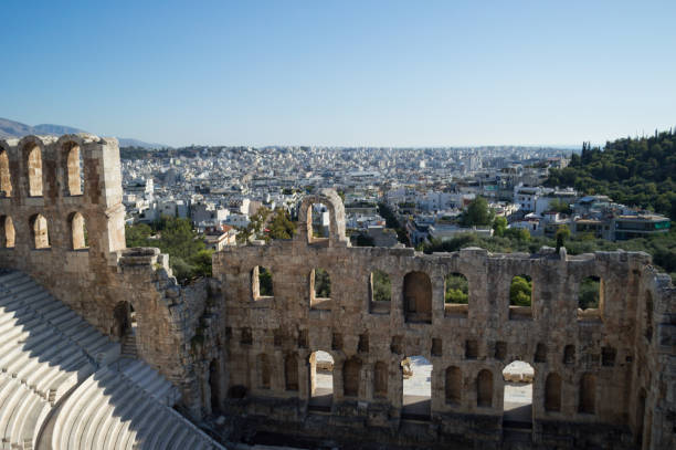 istock Amphitheater at the Parthenon, Acropolis in Athens, Greece 1013635532
