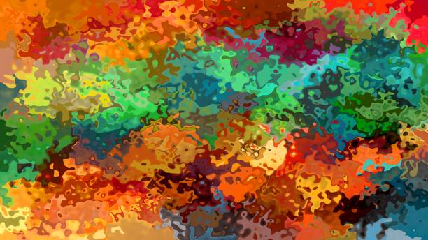 istock stained artistic background  colorful 1013648388