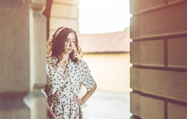 istock Beautiful woman relaxing outdoor. 1013668924