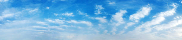 istock Vibrant color panoramic sky with cloud on a sunny day. 1013671692