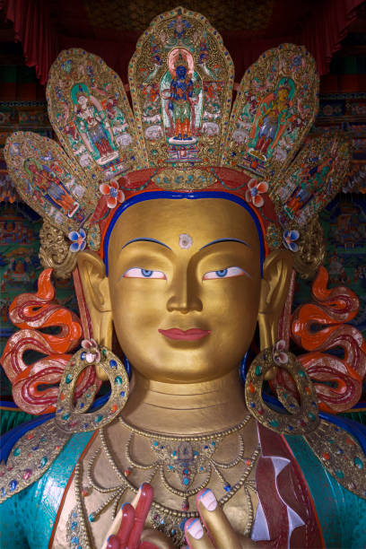 istock sculpture of buddha in a monastery 1013674718