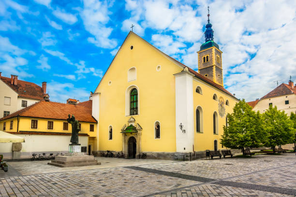 istock Church franciscan Varazdin town. 1013694898