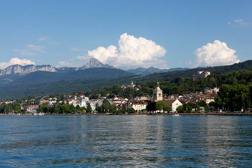 Evian seen from Lake Geneva