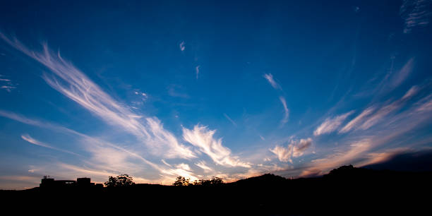 istock Magnificent white Cirrus cloudscape in blue sky. Australia. 1013707960