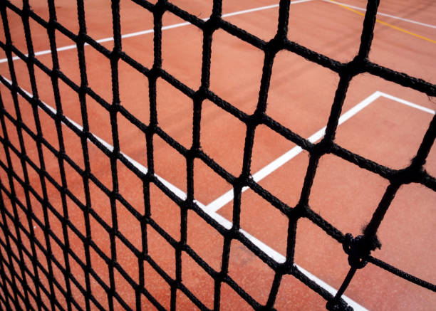 istock Ball court and surrounding netting 1013714816